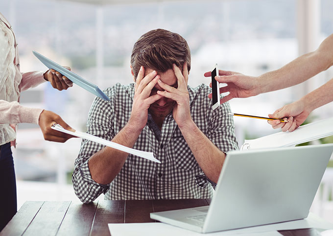 diffuse hair loss caused by stress
