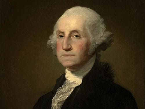 george washington with toupee