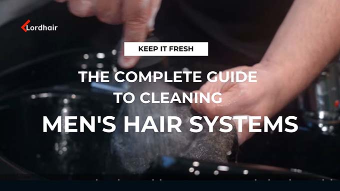 a complete guide to cleaning men's hair systems