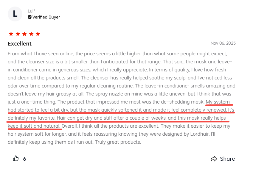 user review on renewal Lui