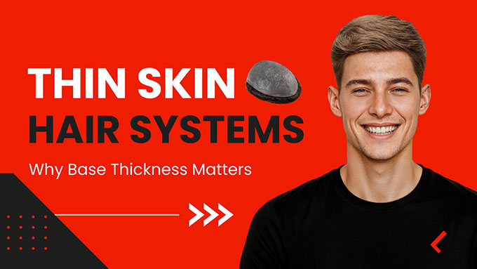 thin skin hair system base thickness cover