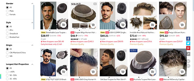 unfriendly UI interface for hair systems users