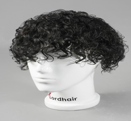 CURL 20 men's hair system with 20mm curls
