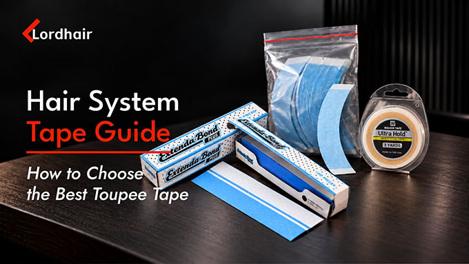 Hair system tape guide