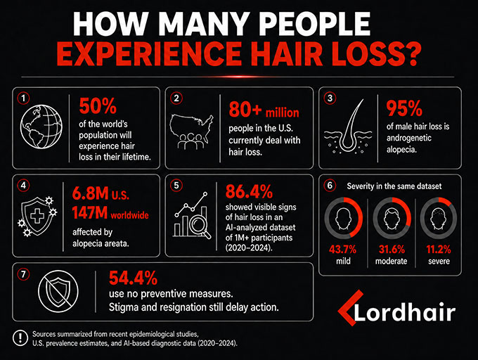 How Many People Experience Hair Loss