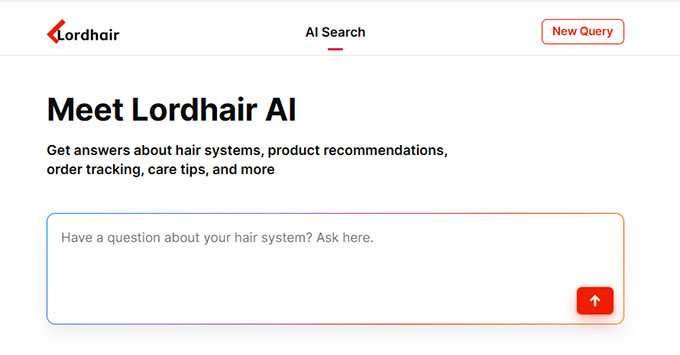 Lordhair AI search