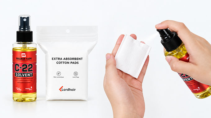 c22 and cotton pads