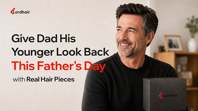 real hair pieces father's day gift