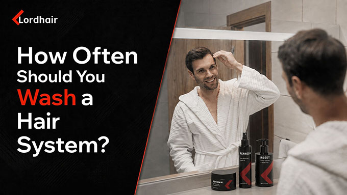 how often wash a hair system