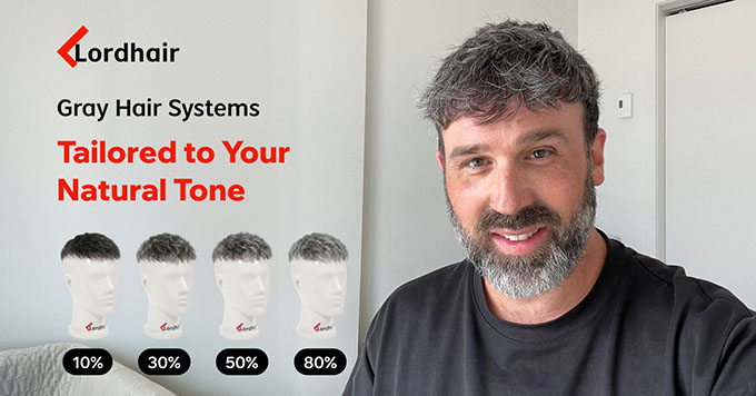 how to choose gray hair percentage