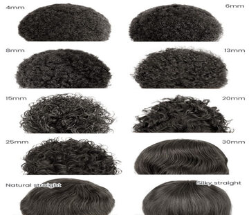 Lordhair Perm Service curl options for men's hair systems