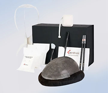 Ultra Thin Skin V-looped Hair System