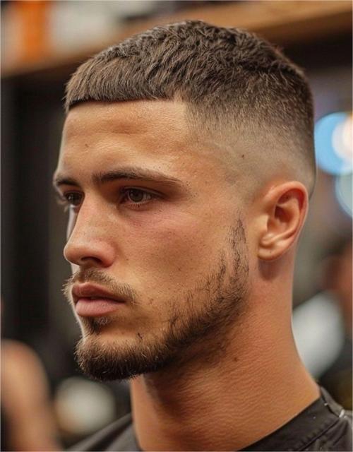 Hard Edge Caeser Haircut