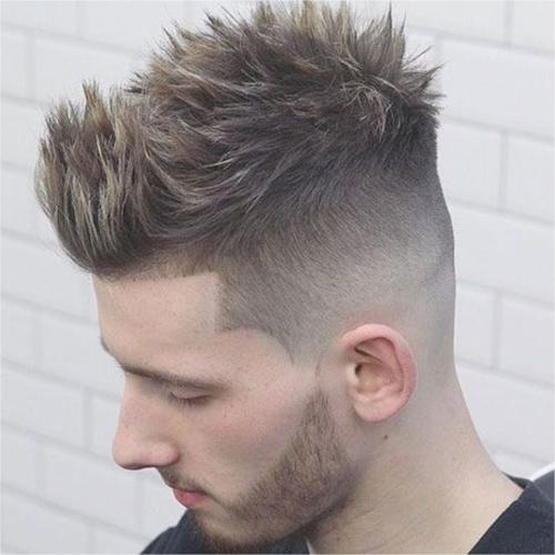 Messy Faux Hawk Haircut