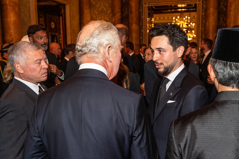 King Charles III meeting dignitaries