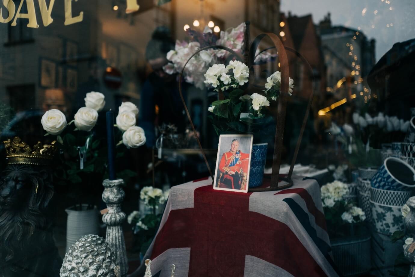 King Charles coronation street decorations