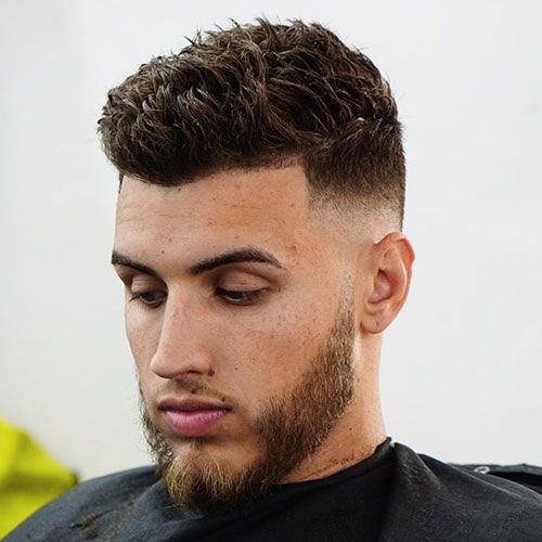 short textured men's hairstyle