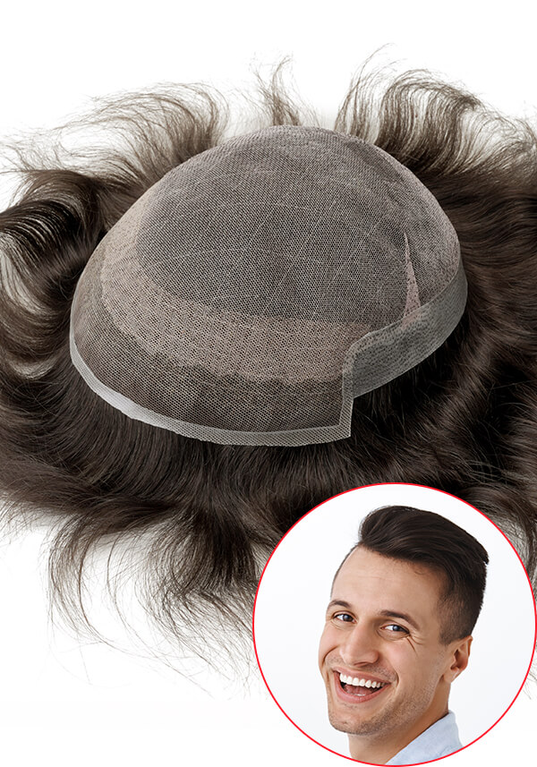 Lace and Skin BREATHABLE Men's Toupee