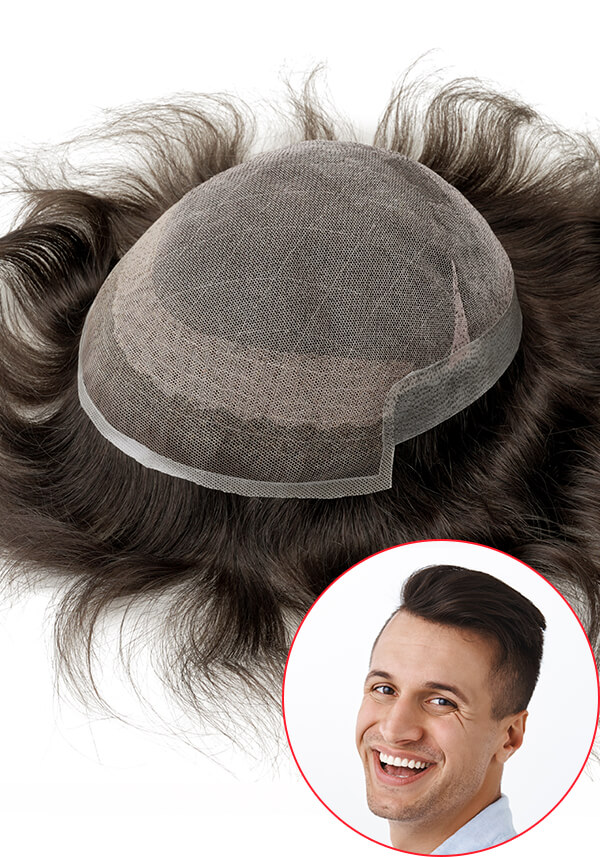 Lace and Skin BREATHABLE Men's Toupee Lace and Skin BREATHABLE Men's Toupee