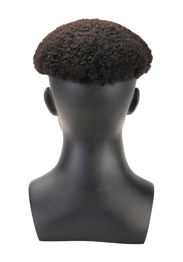 Afro Men‘s Water Wave System with a Sturdy Skin Base 4B Hair