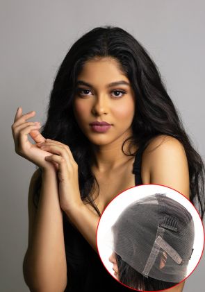 Full French Lace Cap with Soft Mesh Women Wigs