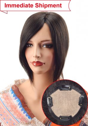 Stock Silk Top Hairpiece for Women