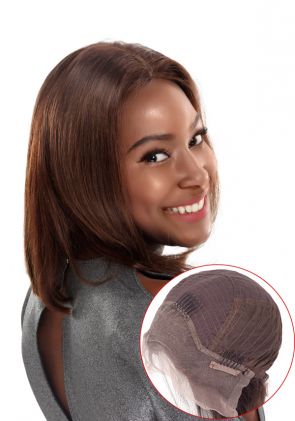 LFW-S: Indian Human Hair Lace Front Wig In Stock