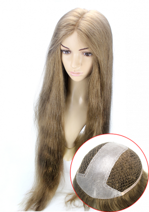 Gorgeous Real Human Hair PE Line Integration with Thin Skin Front and Parting