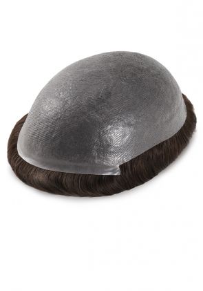 Skin hairpiece with remy hair