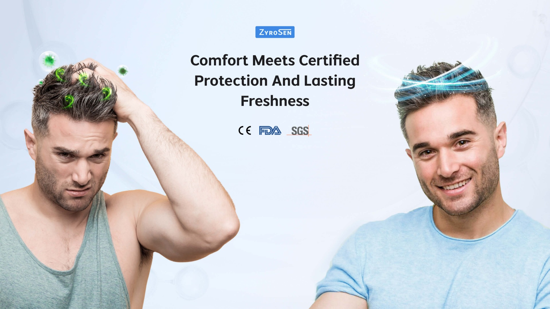 Upgraded Antimicrobial ZyroSen Hairpiece Essentials for New Users - Quick Clip-on, Instant Fit-image-3