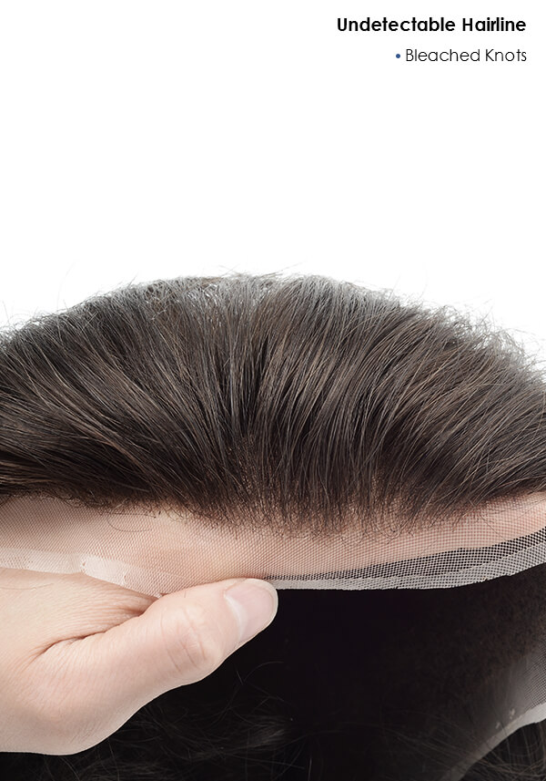 S7M Full Lace Hair System with Medium Density Best Lace Toupee