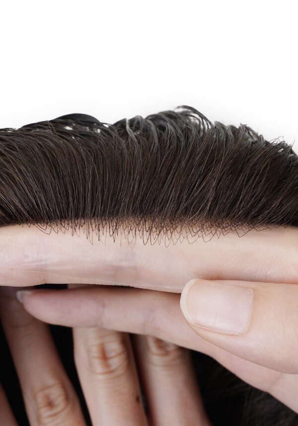 Super Thin Skin V-looped Hair Piece
