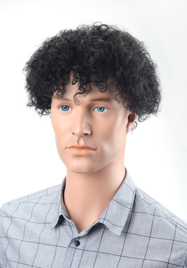 Durable German Lace Easy Attach Real Human Hair Wigs for Men Durable German Lace Easy Attach Real Human Hair Wigs for Men