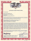 FDA Certificate 2