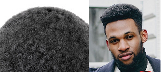 Loose afro (6mm) hair texture