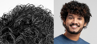 Loose curl (15mm) hair texture