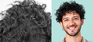 Tight wave (20mm) hair texture