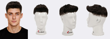 David Beckham circa 2000 hair system style