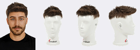 Crew cut hair system style