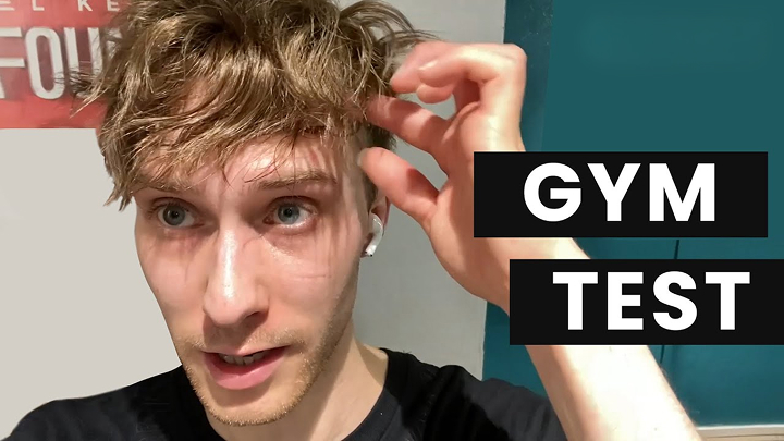 Working out with a hair system