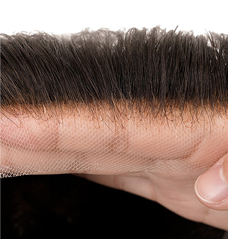 Lace front hair system hairline