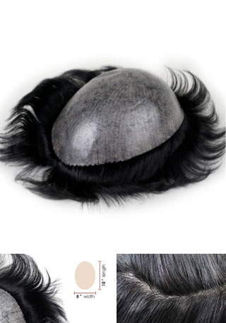 Men's Super Thin Skin with Gauze Durable Hair System