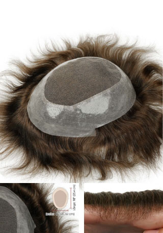 French Lace with Super Thin Skin Hair Piece