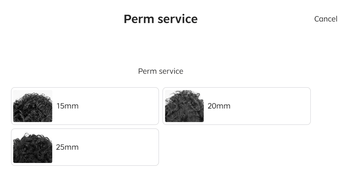 Perming a Hair System