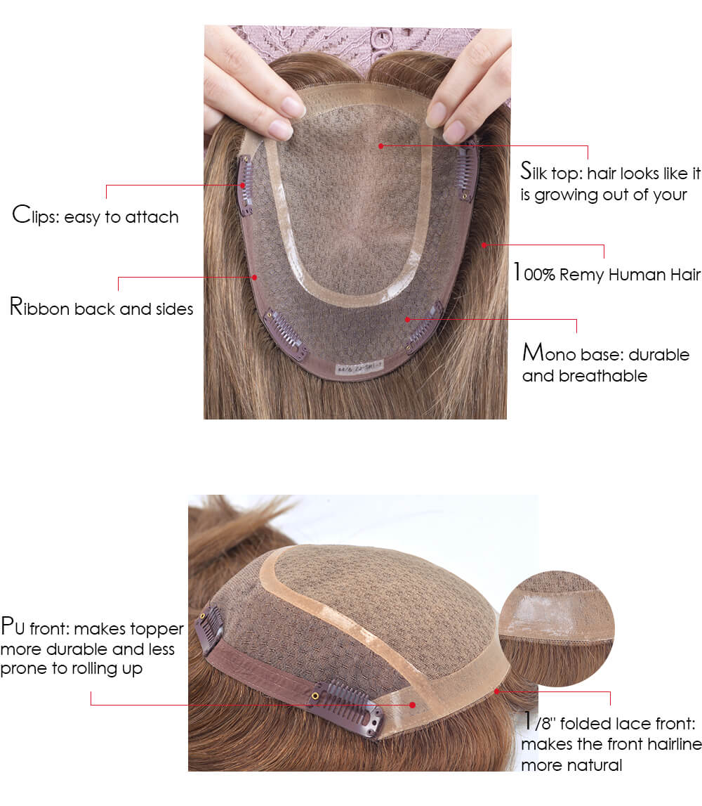 silk top hairpiece for women silk top hairpiece for women