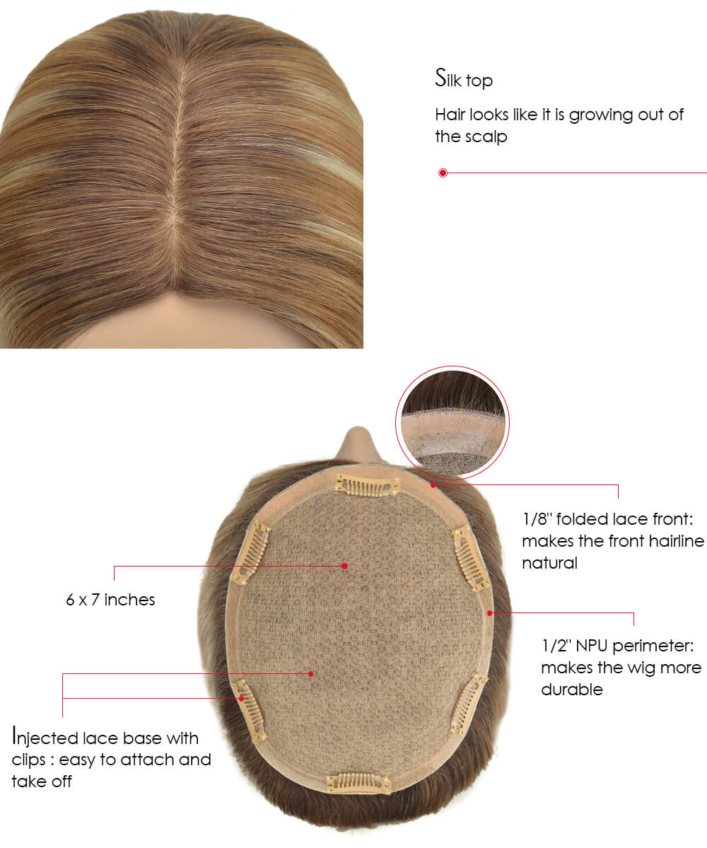 Silk top wig for women Silk top wig for women