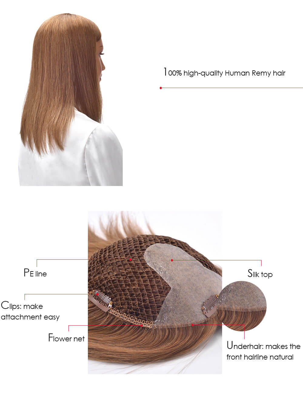 Hair integration for women Hair integration for women