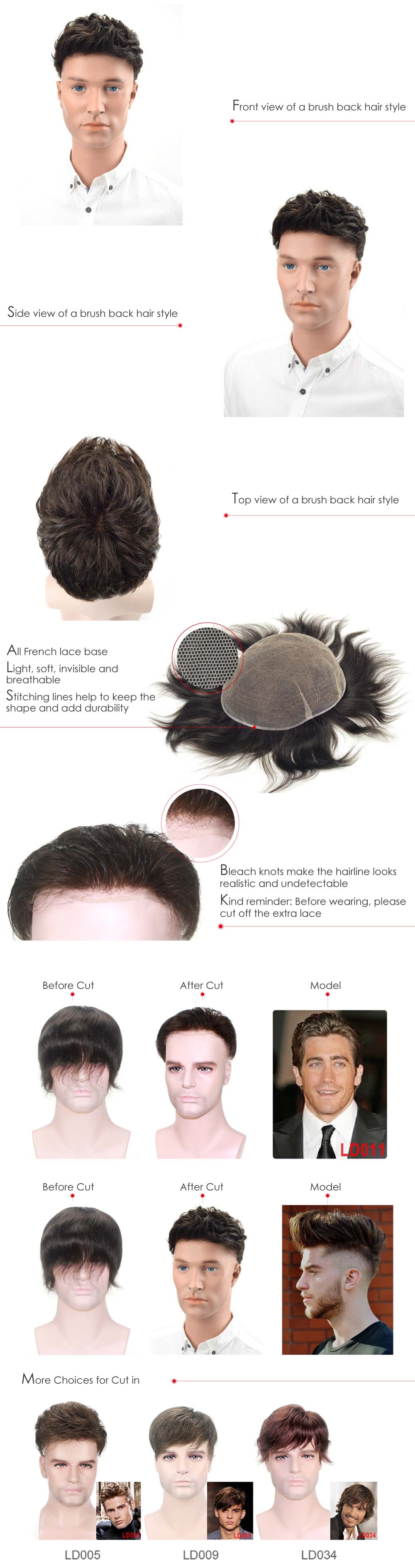 French Lace Hair System from Lordhair French Lace Hair System from Lordhair
