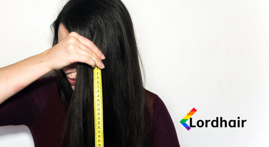 measuring hair length