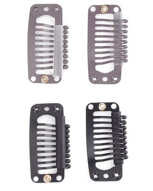 9-tooth steel clips for hairpieces